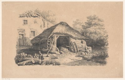 Talli tilalla The Landscape (sarjan nimi) tekijältä Constantinus Cornelis Huysmans