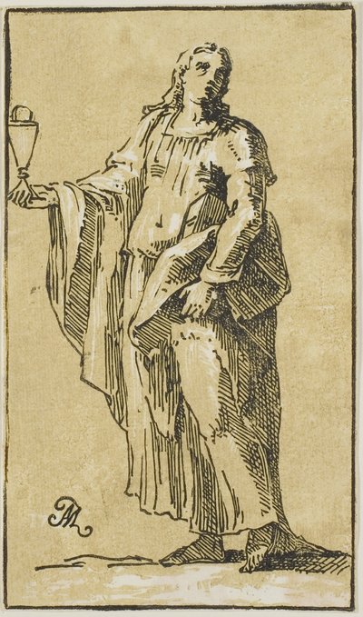 Johannes evankelista tekijältä Conte Antonio Maria Zanetti the Elder