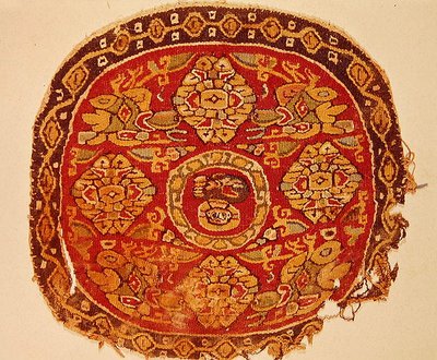 Koptilainen kuvaus Kristuksesta, 8.-10. vuosisadalla jKr. (villa) tekijältä Coptic Coptic
