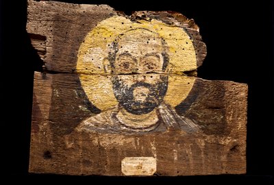 Koptimunkin muotokuva / Baouîtin luostari (maalaus) tekijältä Coptic Coptic