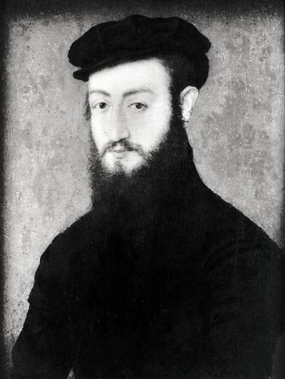 Herrasmiehen muotokuva tekijältä Corneille de Lyon attr. to Corneille de Lyon attr. to