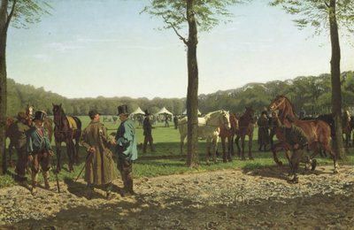 Hevosmessut Maliebaanilla Haagissa tekijältä Cornelis Albertus Johannes Schermer