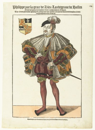 Muotokuva Philip Hessenistä tekijältä Cornelis Anthonisz. (manner of)