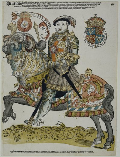 Englannin Henrik VIII:n muotokuva tekijältä Cornelis Anthonisz. (manner of)