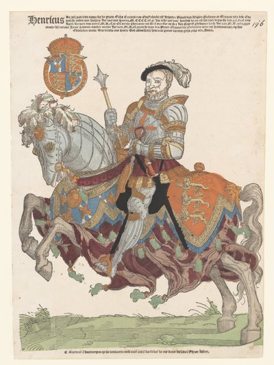 Englannin Henrik VIII:n muotokuva tekijältä Cornelis Anthonisz. (manner of)