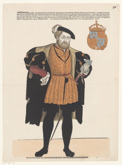 Englannin Henrik VIII:n muotokuva tekijältä Cornelis Anthonisz. (manner of)