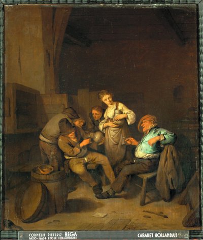 Hollantilainen pubi (öljy kankaalle) tekijältä Cornelis Bega