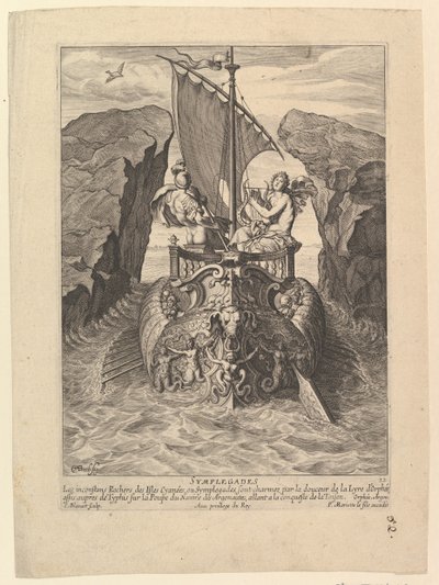 Symplegades, 1600-luku. tekijältä Cornelis Bloemaert