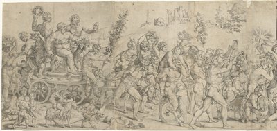 Triomf van Bacchus tekijältä Cornelis Bos
