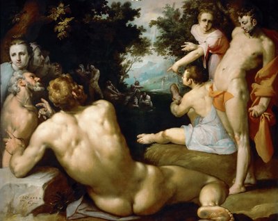 Kristuksen kaste tekijältä Cornelis Cornelisz. Haarlem van