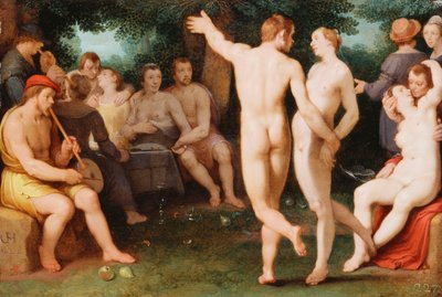Raittiuden allegoria, 1625 tekijältä Cornelis Cornelisz. van Haarlem