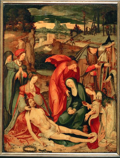 Deploration (maalaus tammipuulle) tekijältä Cornelis Cornelisz. van Haarlem