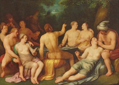 Maailman korruptio ennen vedenpaisumusta, 1619 tekijältä Cornelis Cornelisz van Haarlem
