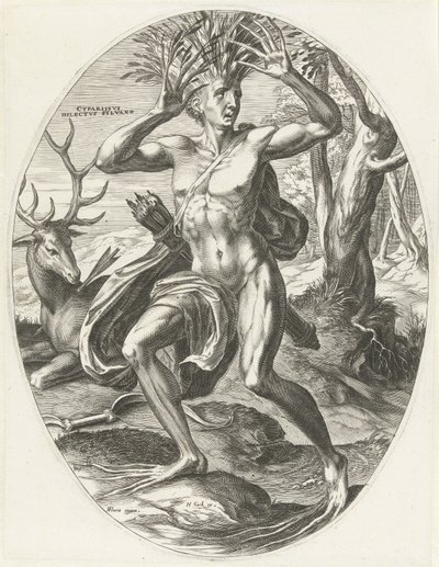 Cyparissus Gods of Agriculture (sarjan nimi) tekijältä Cornelis Cort