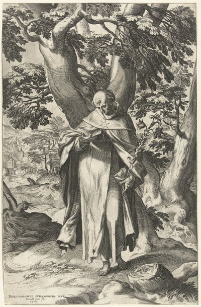St. Dominic lukee kirjaa tekijältä Cornelis Cort