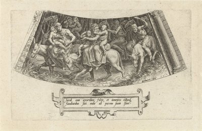 Jaakobin paluu Kanaaniin The History of Jacob (sarjan nimi) tekijältä Cornelis Cort