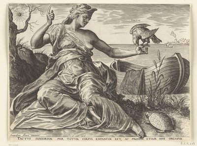 Tunne (Tactus) The Five Senses (sarjan nimi) tekijältä Cornelis Cort
