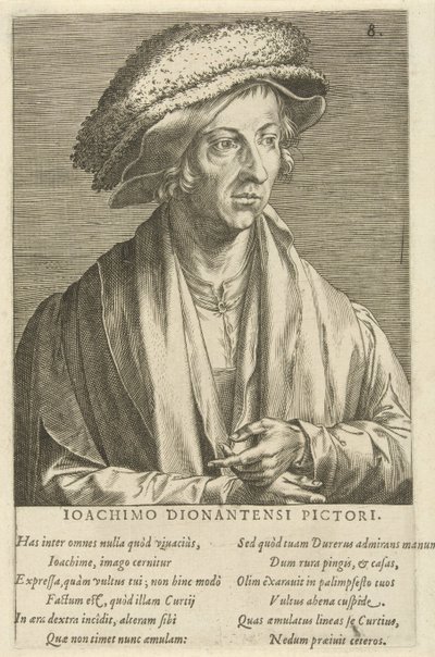 Taidemaalari Joachim Patinierin muotokuva tekijältä Cornelis Cort