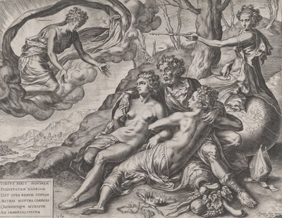 The Immortal Rewards of Virtue, 1564. finlandès tekijältä Cornelis Cort