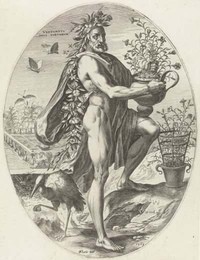 vertumnus Gods of Agriculture (sarjan nimi) tekijältä Cornelis Cort