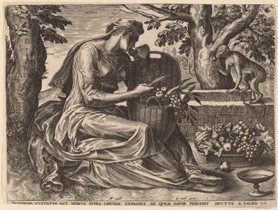 Maku tekijältä Cornelis Cort after Frans Floris I