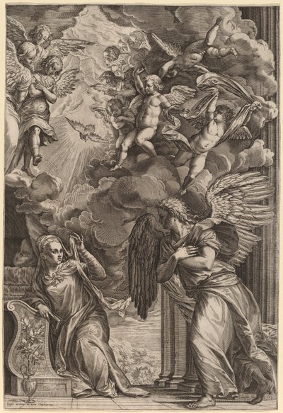 Ilmoitus tekijältä Cornelis Cort after Titian