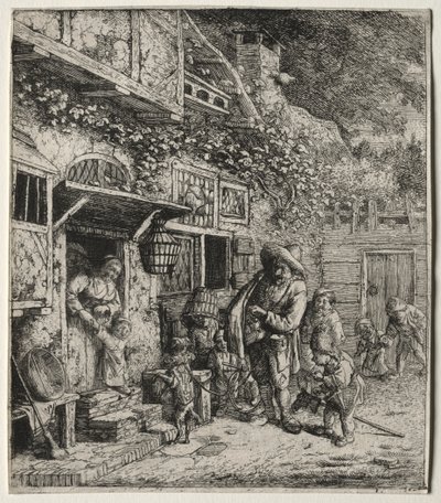 Tanssiva Koira. tekijältä Cornelis Dusart