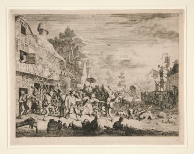 Kylän messut tekijältä Cornelis Dusart