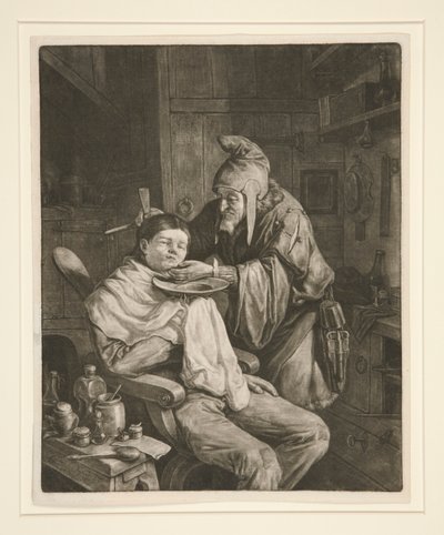 Kylän kirurgi tekijältä Cornelis Dusart