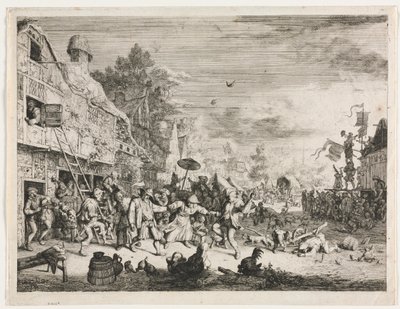 Kylän messut tekijältä Cornelis Dusart