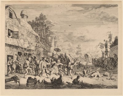 Kyläfestivaali tekijältä Cornelis Dusart