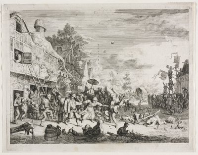 Village Féte. tekijältä Cornelis Dusart