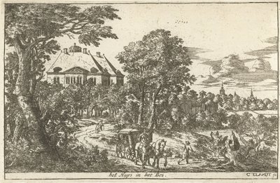 Huis Ten Bosch The Huys in the Woods (otsikko esineessä) tekijältä Cornelis Elandts