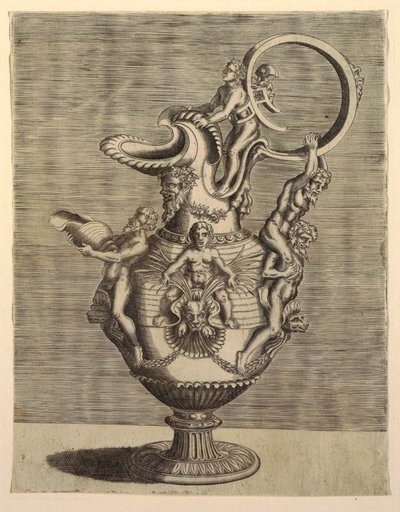Ewer kahvalla tekijältä Cornelis Floris Ii