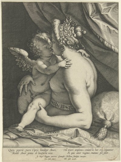 Venus kust Rakkaus tekijältä Cornelis Galle (I)