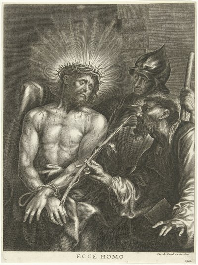 Kristus näytettiin ihmisille (Ecce Homo) tekijältä Cornelis Galle (II)