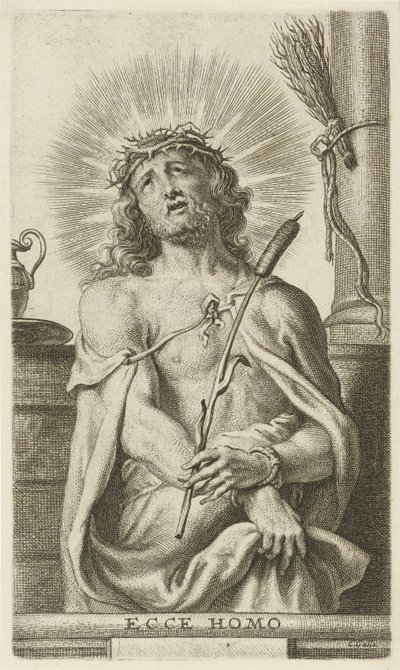 Kristus näytettiin ihmisille (Ecce homo) tekijältä Cornelis Galle (II)