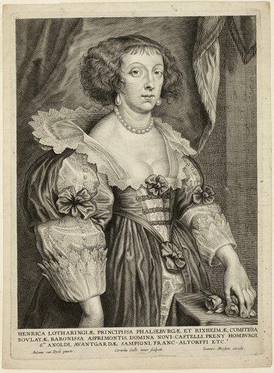 Henriette Lorraine tekijältä Cornelis Galle II