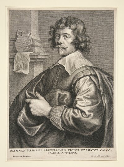 Joannes Meissens, taidemaalari ja kustantaja Brysselissä tekijältä Cornelis Galle II