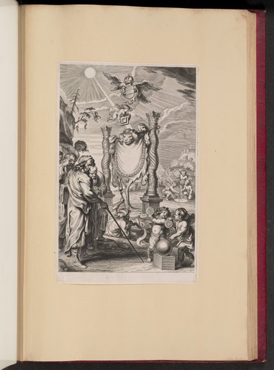 Otsikko sivulle G. de St. Vincent, Geometrinen työ ympyrän neliöimisestä tekijältä Cornelis Galle II after Abraham Diepenbeeck