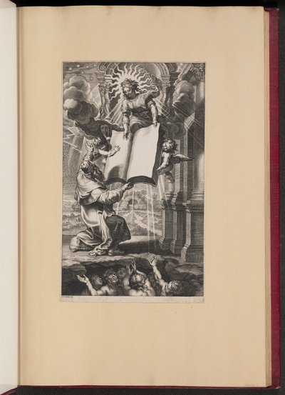 Olivier Boonaertsin "In Ecclesiasticvm Commentarivs..." otsikkosivu tekijältä Cornelis Galle I after Sir Peter Paul Rubens