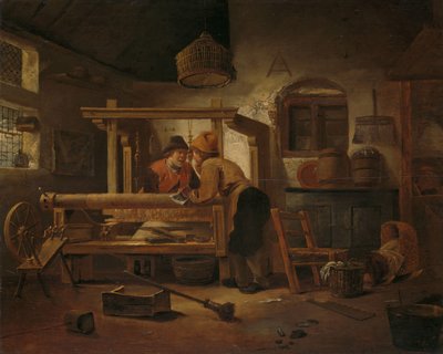 Weaverin työpaja tekijältä Cornelis Gerritsz Decker