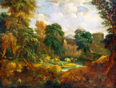 Flanderin maisema, 1600-luvun tai 1700-luvun alku tekijältä Cornelis Huysmans
