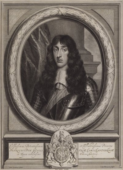 Henry Stuart, Gloucesterin herttua, kuningas Kaarle I:n nuorin poika (kaiverrus) tekijältä Cornelis II Van Dalen