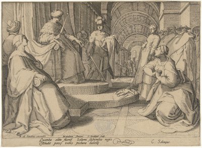 Salomon tuomio tekijältä Cornelis Jacobsz. Drebbel