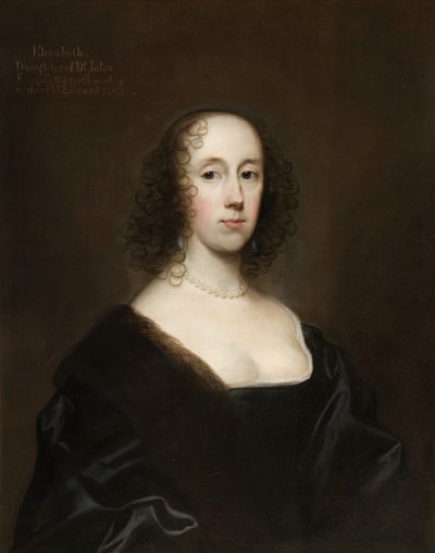 Muotokuva Elizabeth Holtesta ilman kuningasta, 1636. tekijältä Cornelis Janssens van Ceulen