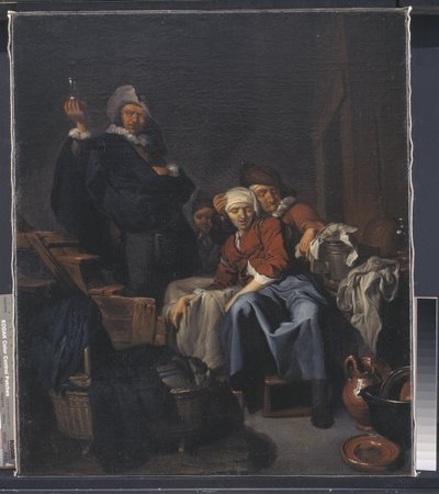 Sairas talonpoikanainen tekijältä Cornelis Pietersz Bega