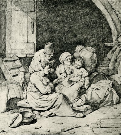 Hollannin maanviljelijöiden perhe tekijältä Cornelis Pietersz Bega