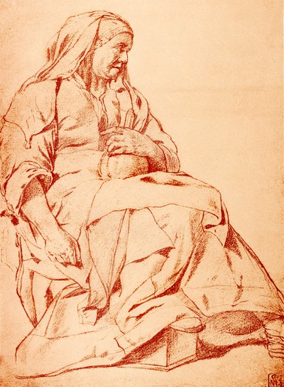 Sairas nainen virtsapullon kanssa tekijältä Cornelis Pietersz Bega
