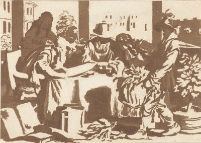 kasvitieteilijä tekijältä Cornelis Ploos van Amstel (signed by artist)